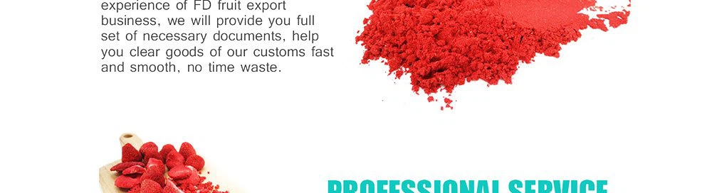 freeze dried strawberries and bananas Free Sample