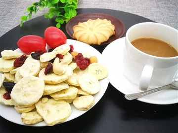 خبز الموز المجفف بالتجميد